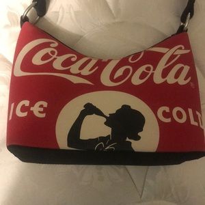 Vintage look coca-cola purse